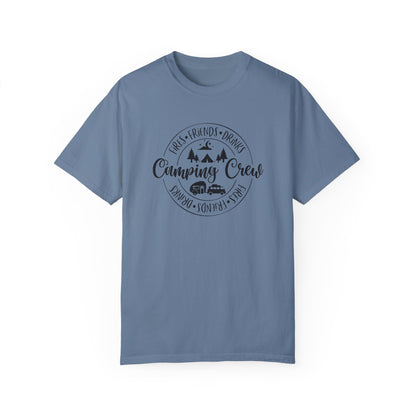 Men's Camping Crew- Fires, Friends and Drinks T-Shirt