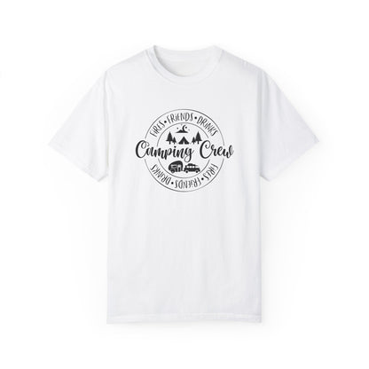 Men's Camping Crew- Fires, Friends and Drinks T-Shirt