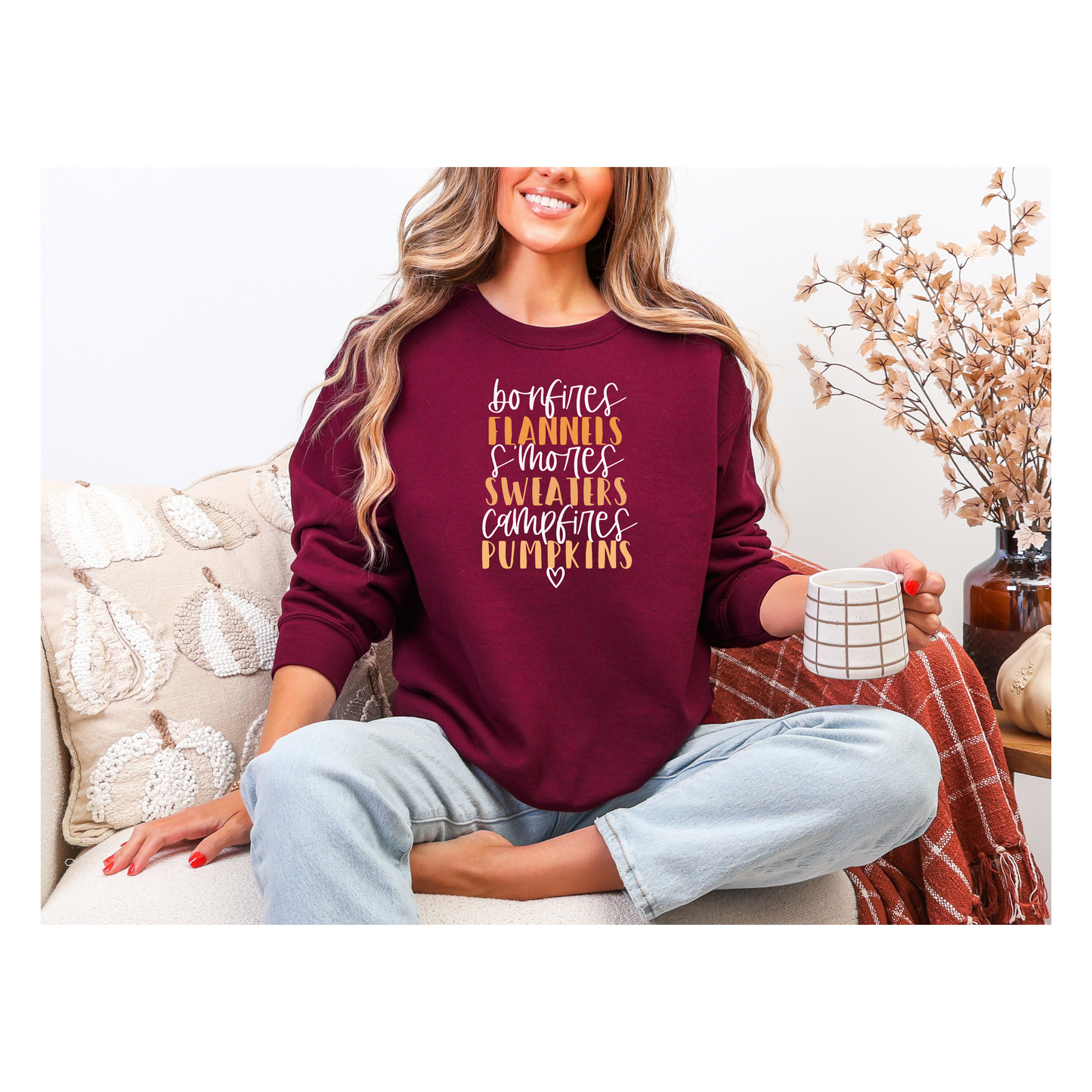 Bonfire & Flannels Crewneck Sweatshirt