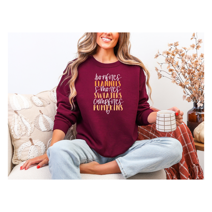 Bonfire & Flannels Crewneck Sweatshirt