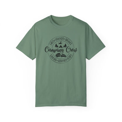 Men's Camping Crew- Fires, Friends and Drinks T-Shirt